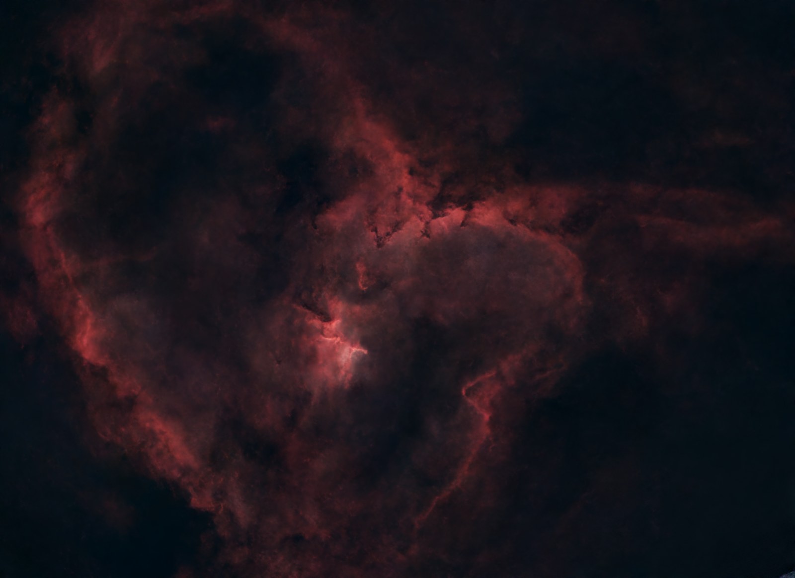 The Heart Nebula (IC 1805) captured with the Seestar S30 Pro at Starfront Observatories